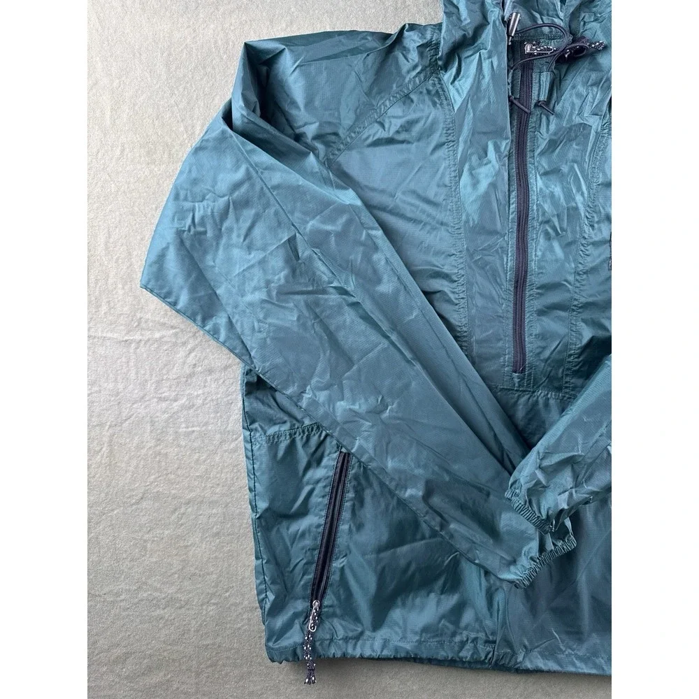 Vintage North Face Anorak Pullover Windbreaker Jacket Forest Green Size S
